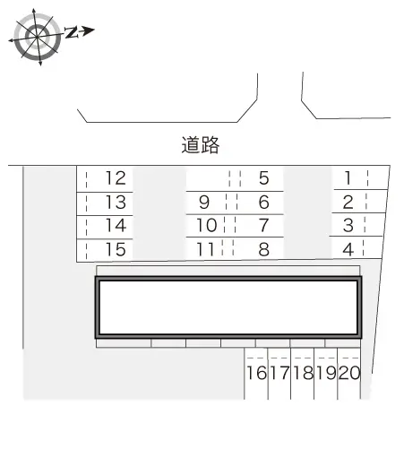 ★手数料０円★加古川市野口町野口　月極駐車場（LP）